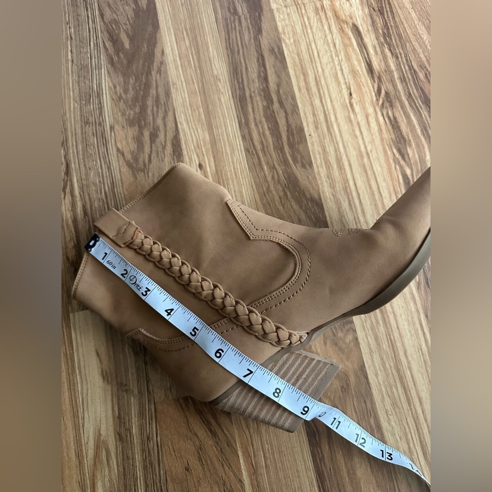Dolce Vita Koolson Women’s Western Cowgirl lAnkle Boots in Camel Size 8.5 - Picture 10 of 12